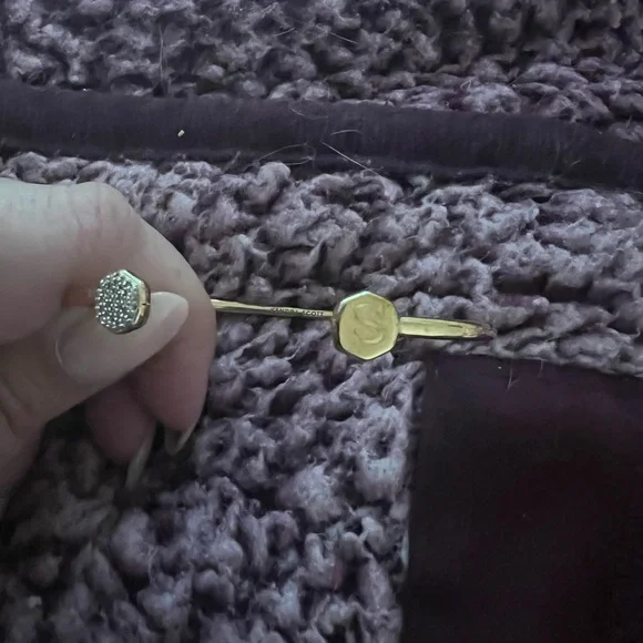 Kendra Scott Vermeil and diamond Davis bracelet - Picture 3 of 3